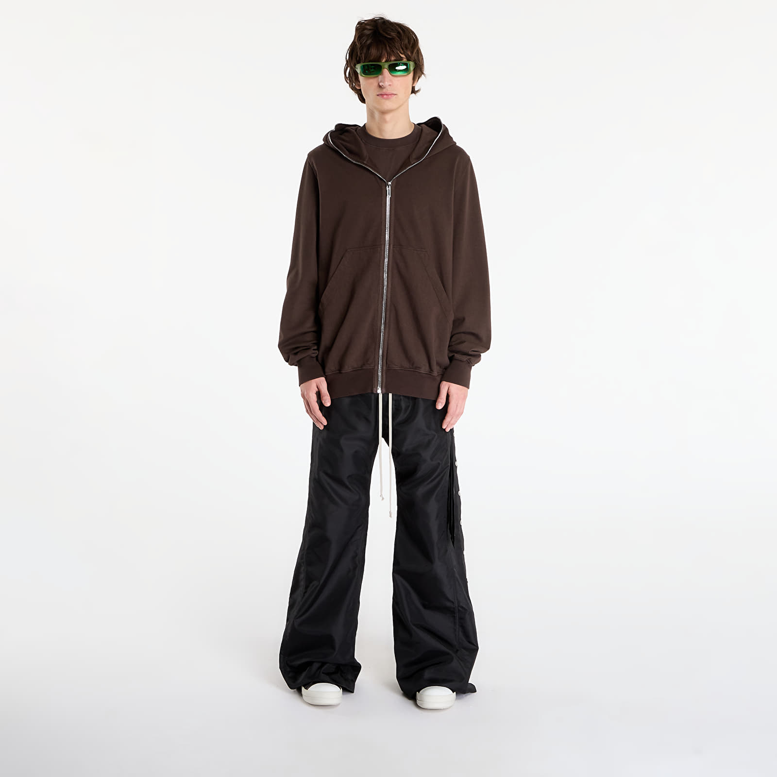 Moški hoodiji  Rick Owens DRKSHDW Jumbo Gimp Hoodie Dark Dust