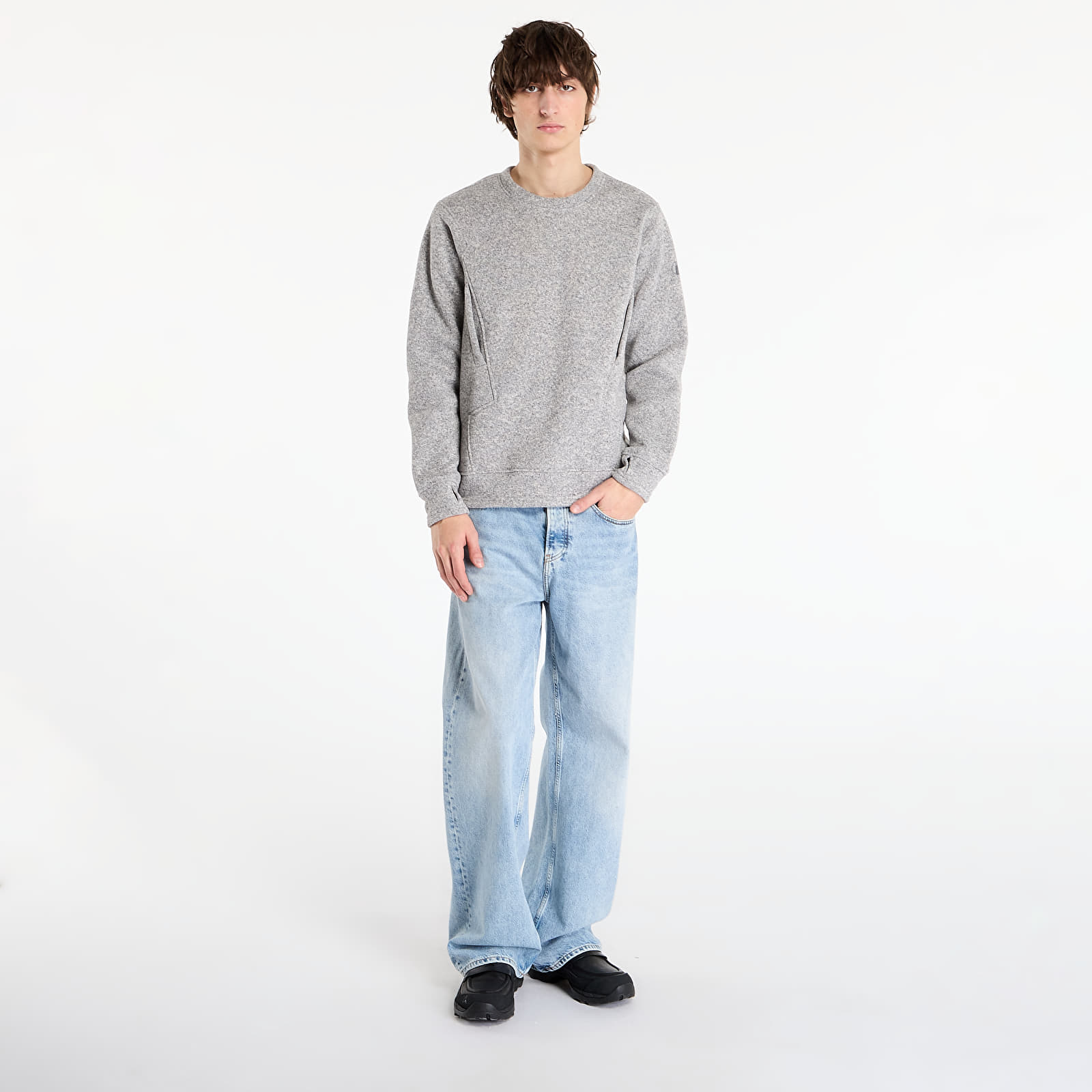 Dukserice Poutnik by Tilak Sage Sweatshirt Grey Melange