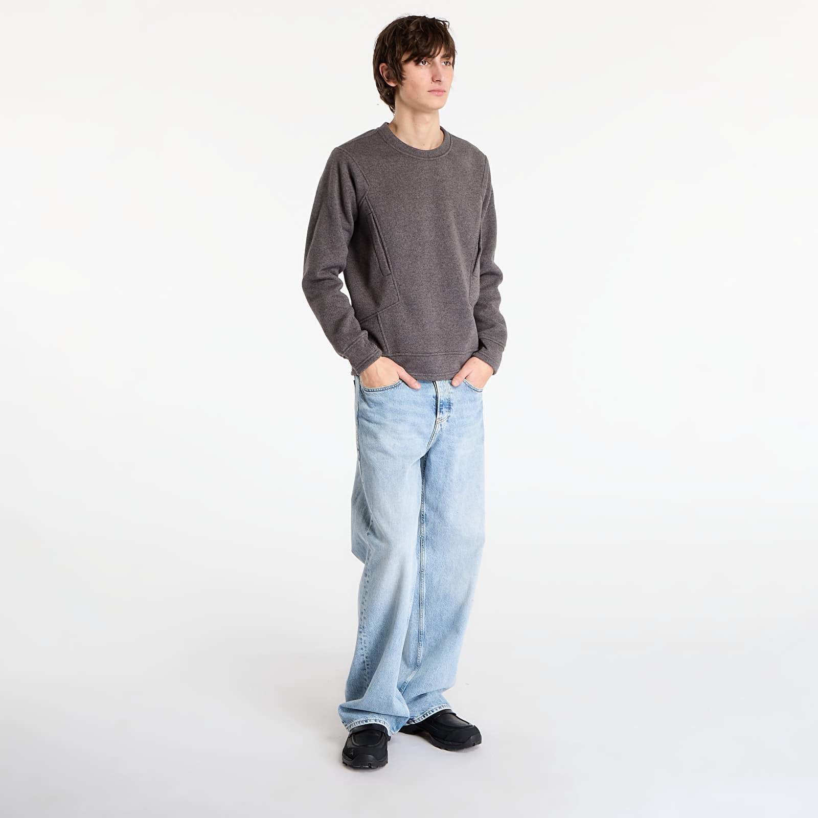 Sweatshirts Poutnik by Tilak Sage Sweatshirt Ash Grey