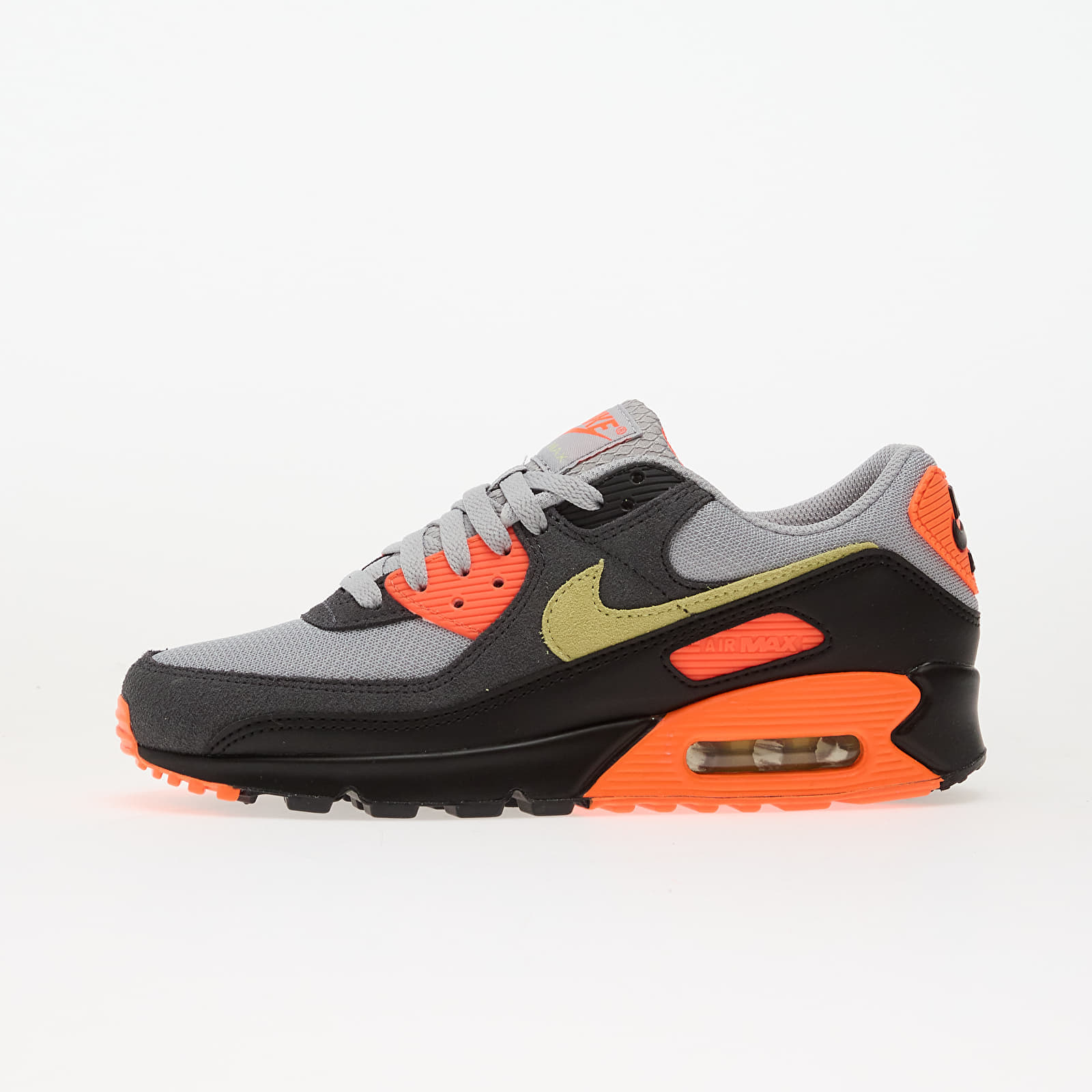 Sneakers Nike Air Max 90 Lt Smoke Grey/ Limelight-Hyper Crimson EUR 45