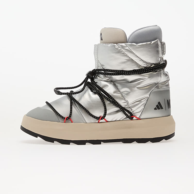 adidas x Moon Boot Ace Metallic Silver/ Core Black/ Lucid Red