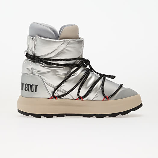 MOON BOOT　❤︎❤︎❤︎ Men's shoes adidas x Moon Boot Ace Metallic Silver/ Core Black