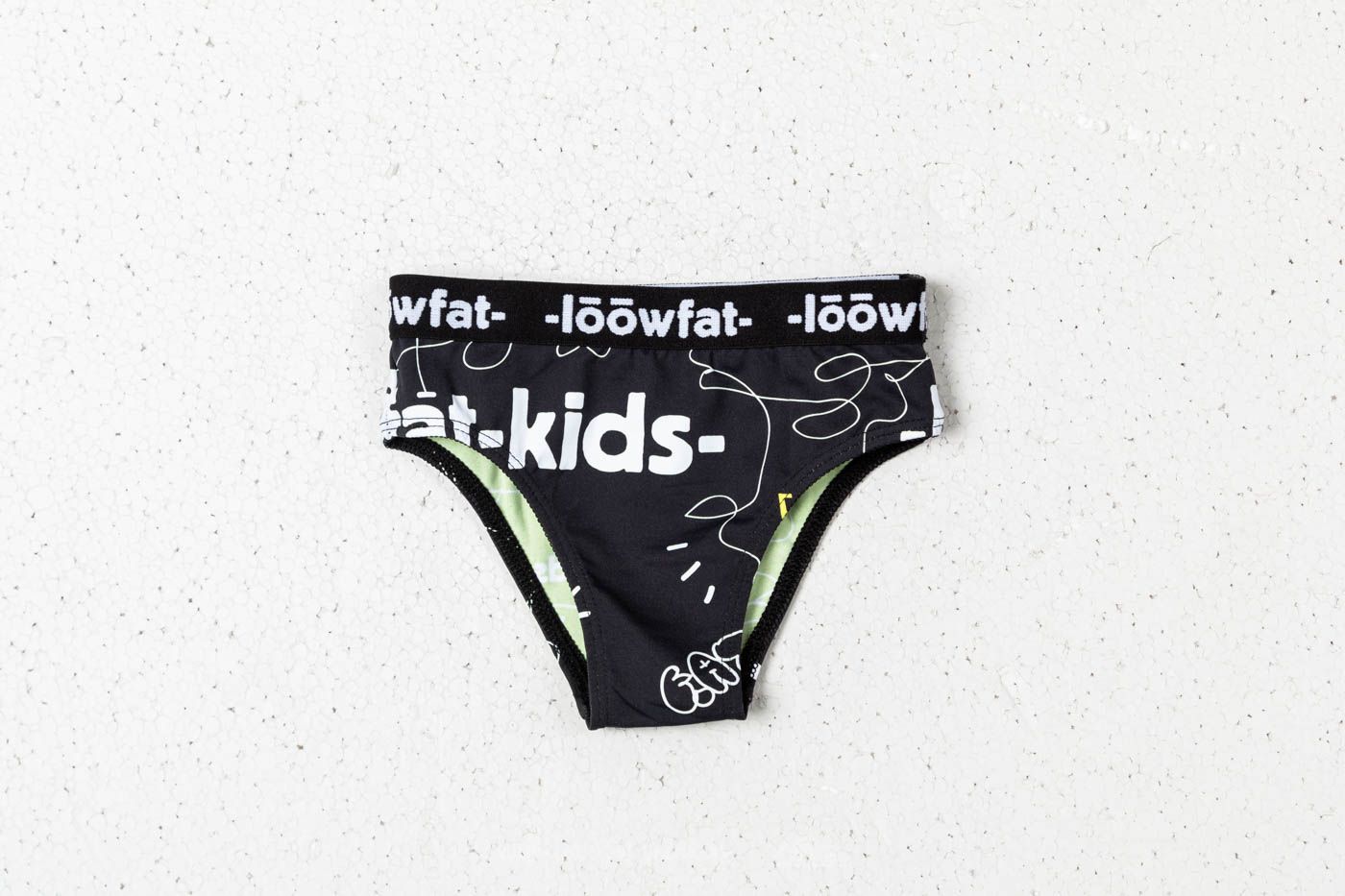 Abbigliamento bambini LoowFAT KIDS Girls Swimsuit Black