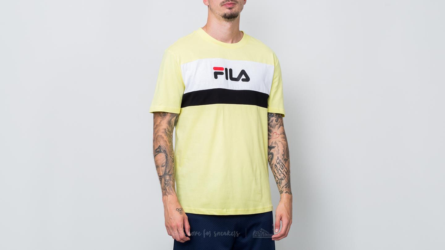 T-Shirts FILA Aaron Shortsleeve Tee Canary Yellow