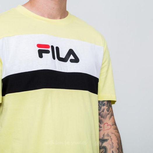 T shirts FILA Aaron Shortsleeve Tee Canary Yellow Footshop