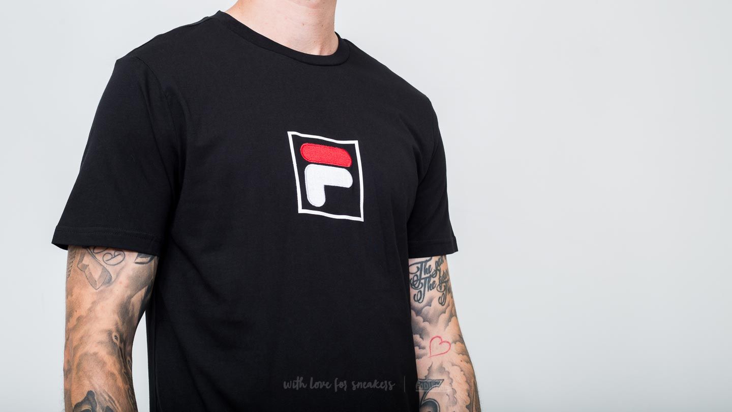 Tričká FILA Evan Shortsleeve Tee Black