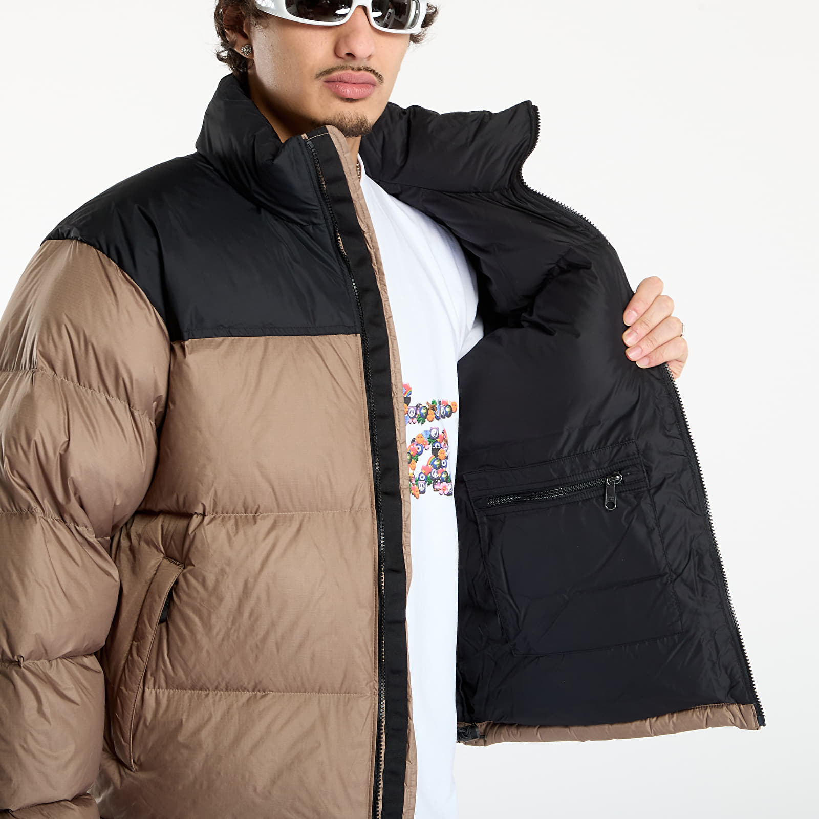 Jakne The North Face M 1996 Retro Nuptse Jacket Mocha Brown/ TNF Black