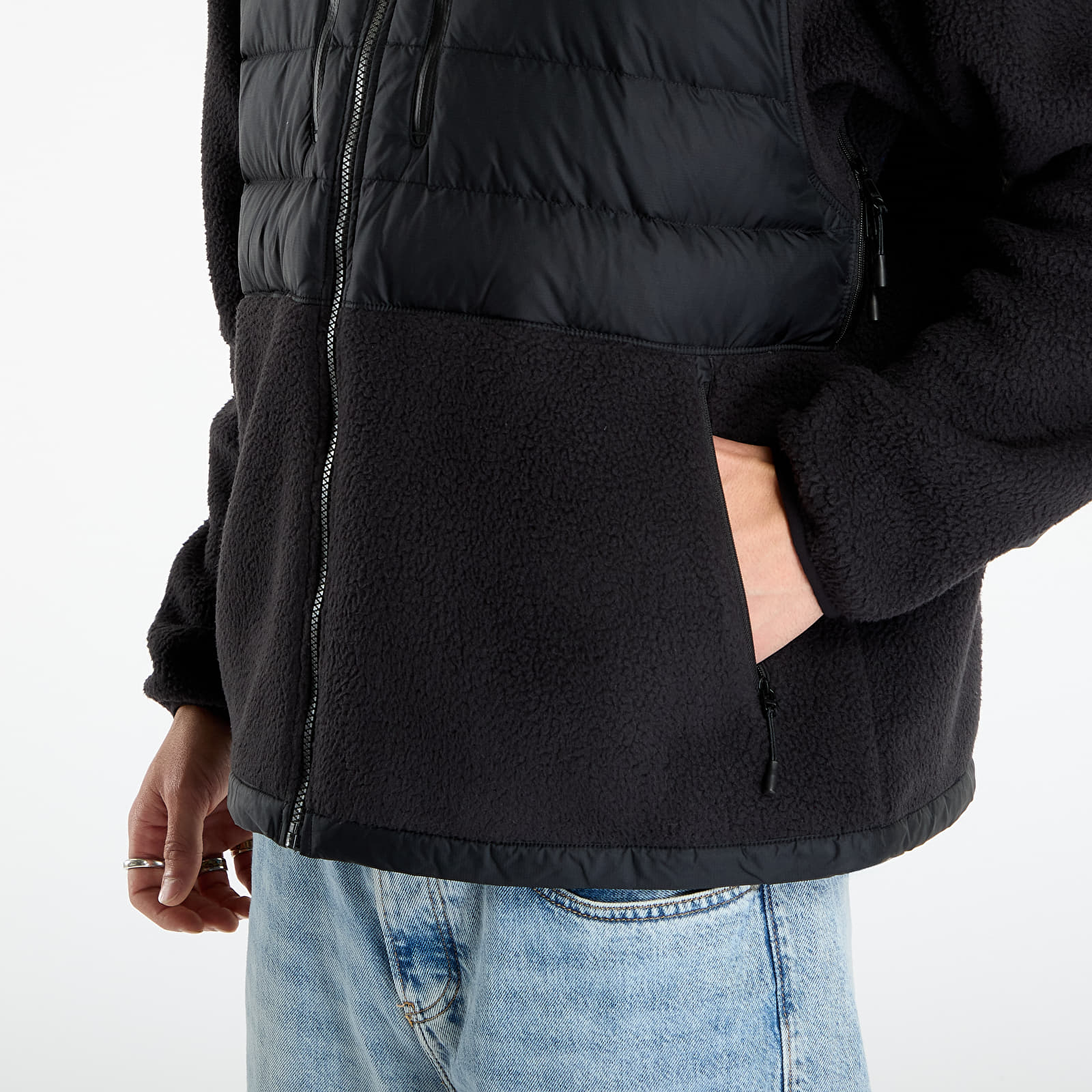 Jassen The North Face M Rmst Denali Tek Hybrid Jacket TNF Black