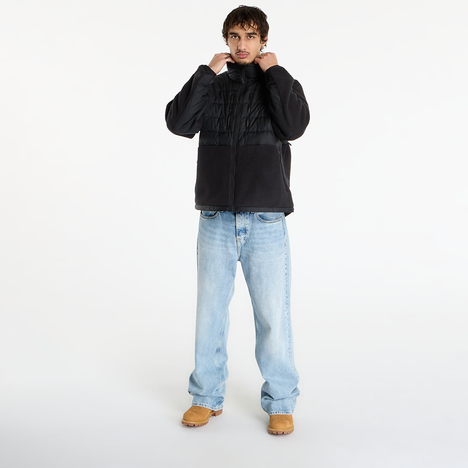 Jassen The North Face M Rmst Denali Tek Hybrid Jacket TNF Black