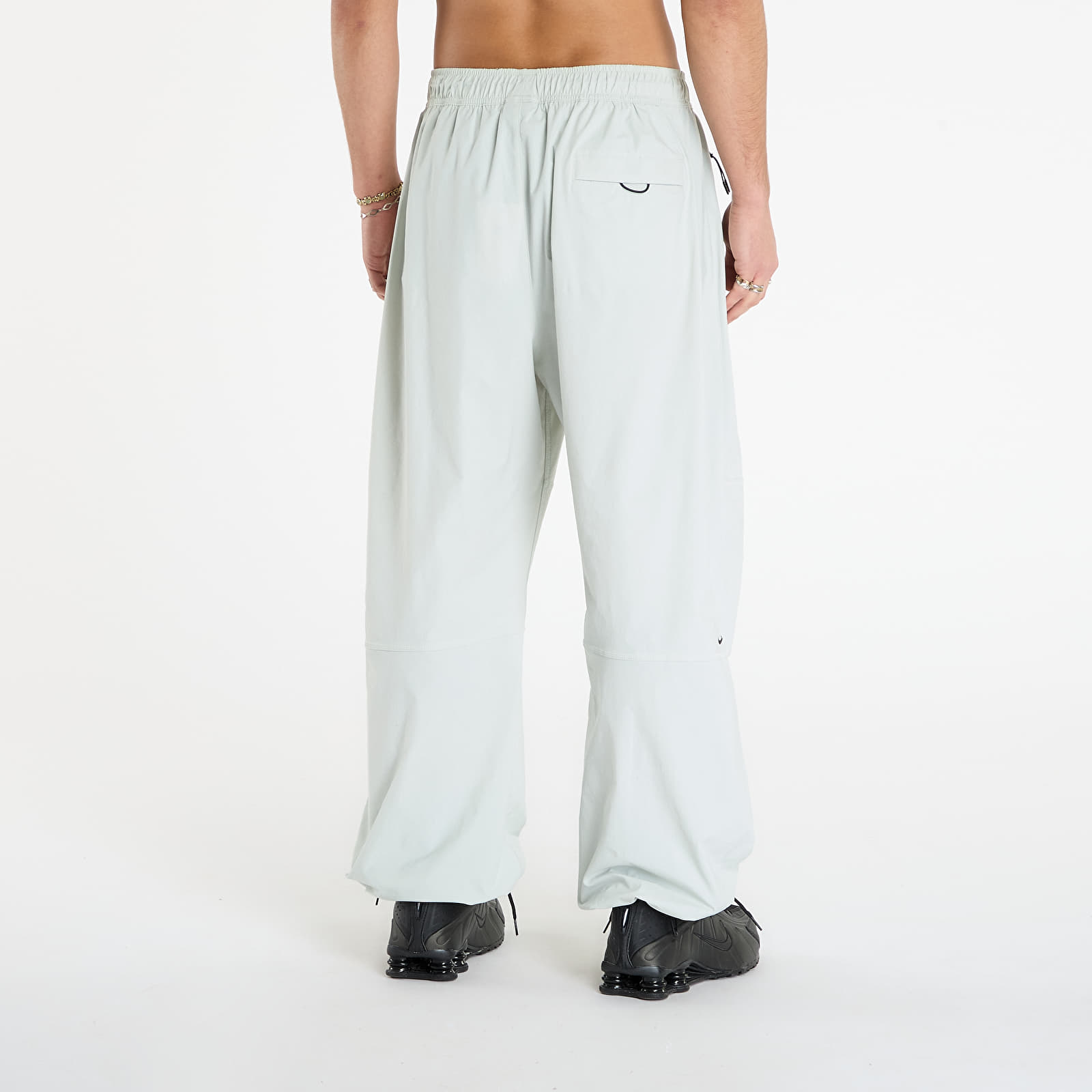 Παντελόνια Nike Tech Men's Woven Oversized Pants Light Silver/ Light Silver/ Black