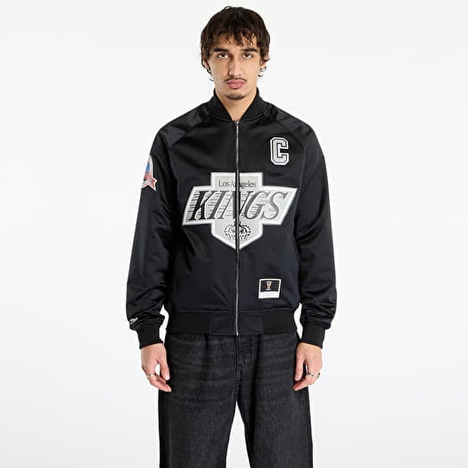 Mitchell & Ness NHL Maxxed Out Satin Jacket Kings Wayne Gretzky Black