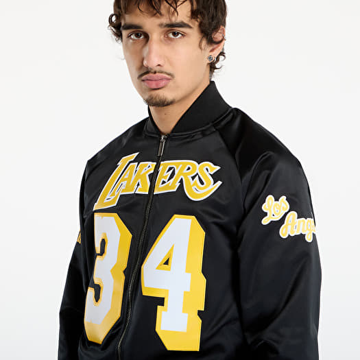 Jackets Mitchell & Ness NBA Maxxed Out Satin Jacket Lakers