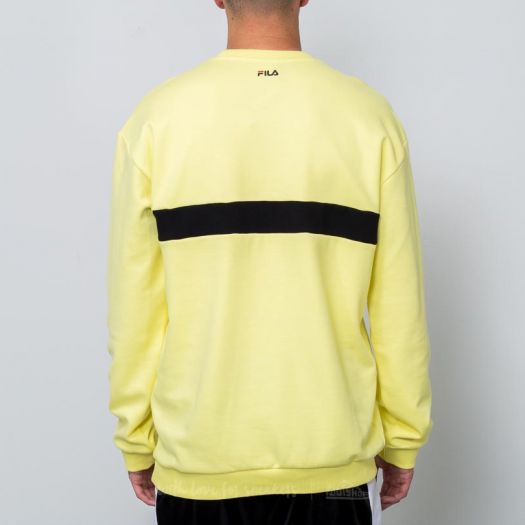 Yellow hotsell fila sweatshirt