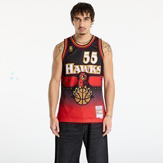 Tank top Mitchell & Ness NBA Swingman Road Jersey Hawks 1996 Dikembe Mutombo Scarlet
