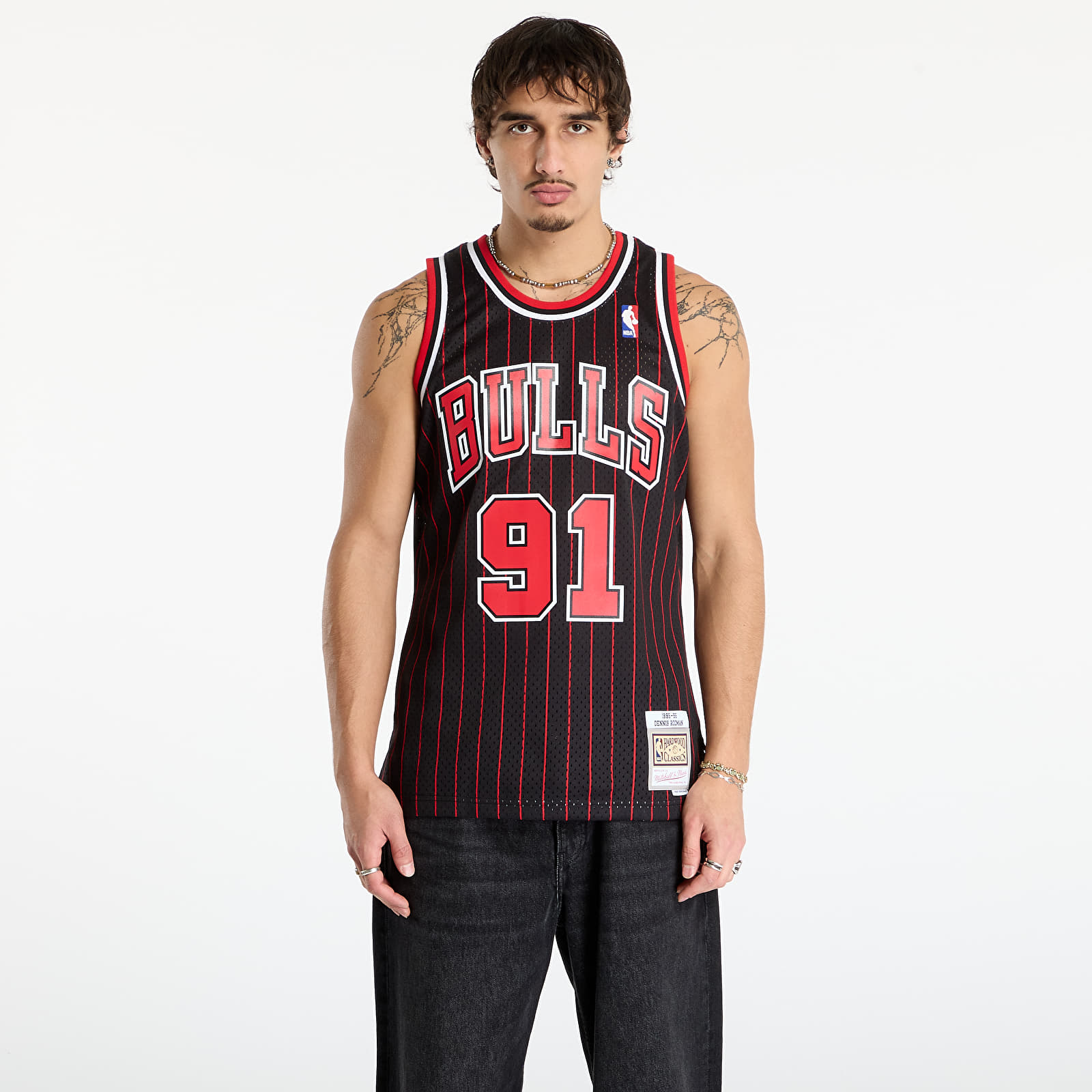 Brezrokavniki Mitchell & Ness NBA Swingman Alternate Jersey Bulls 1995 Dennis Rodman Black