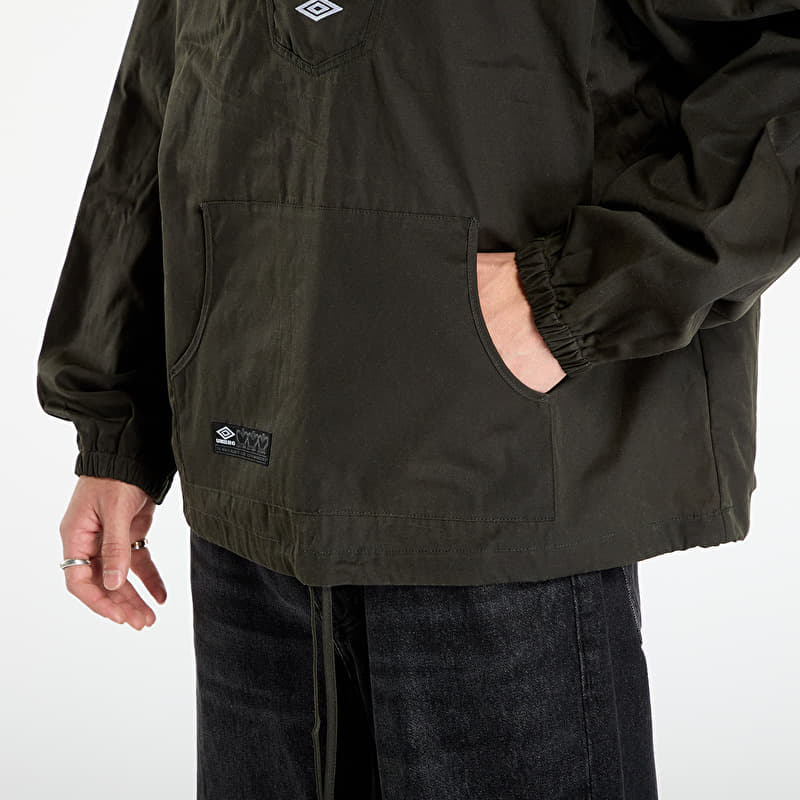 Umbro Masked Waxed Anorak Dark Olive | Footshop