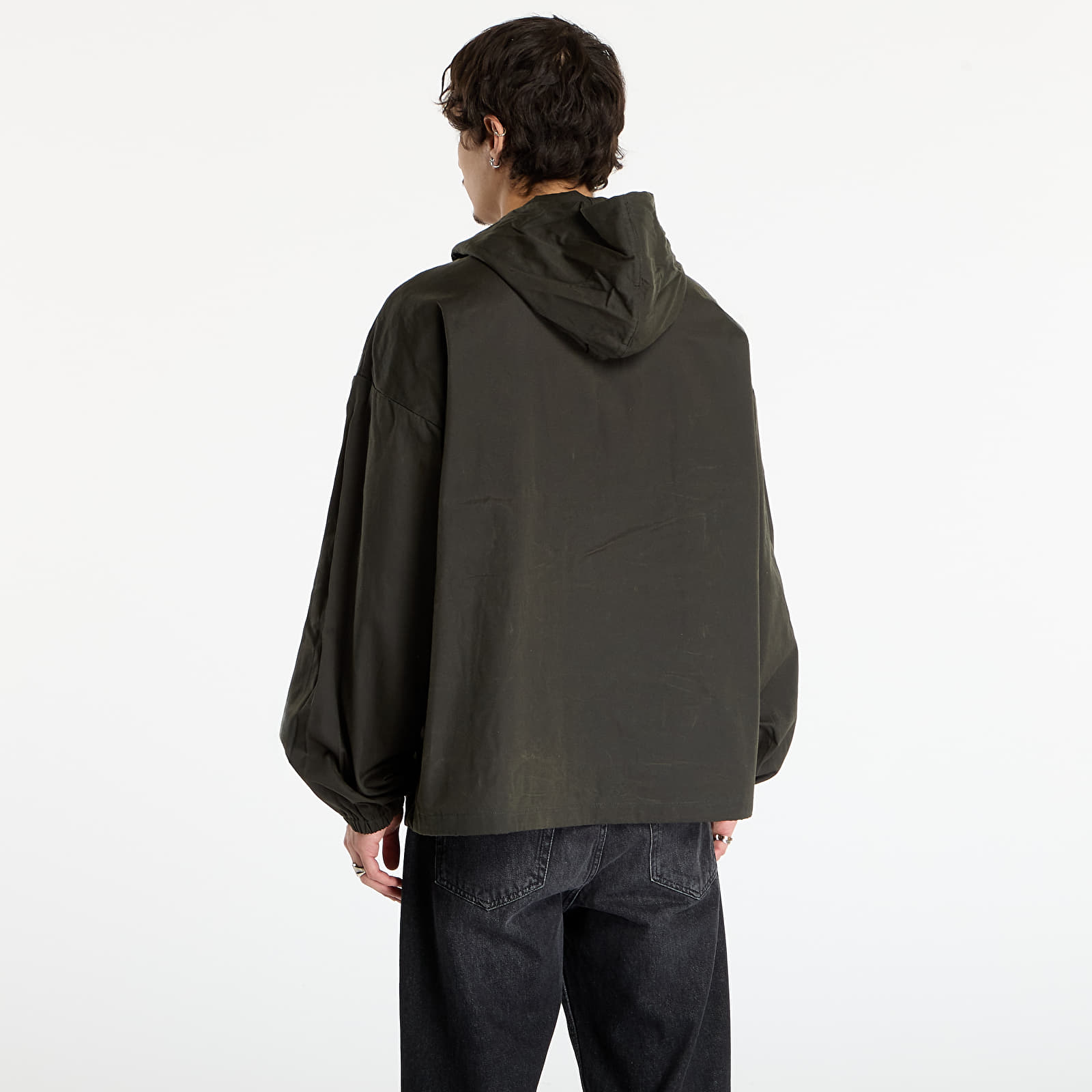 Jassen Umbro Masked Waxed Anorak Dark Olive