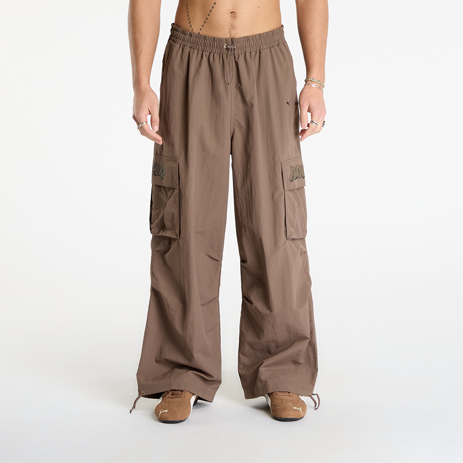 Men's trousers Puma x RIPNDIP Extreme Cargo Pants WV Flat Bronze