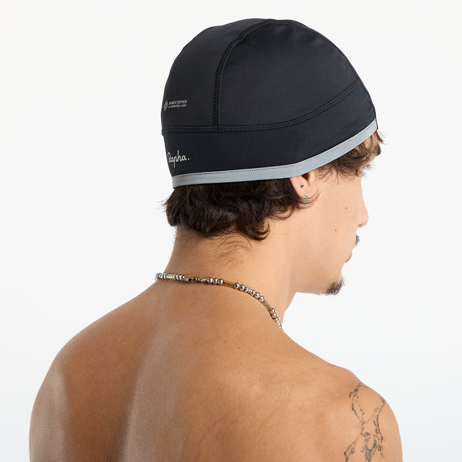 Men's caps Rapha Gore-Tex Windstopper Thermal Hat Black/ Black