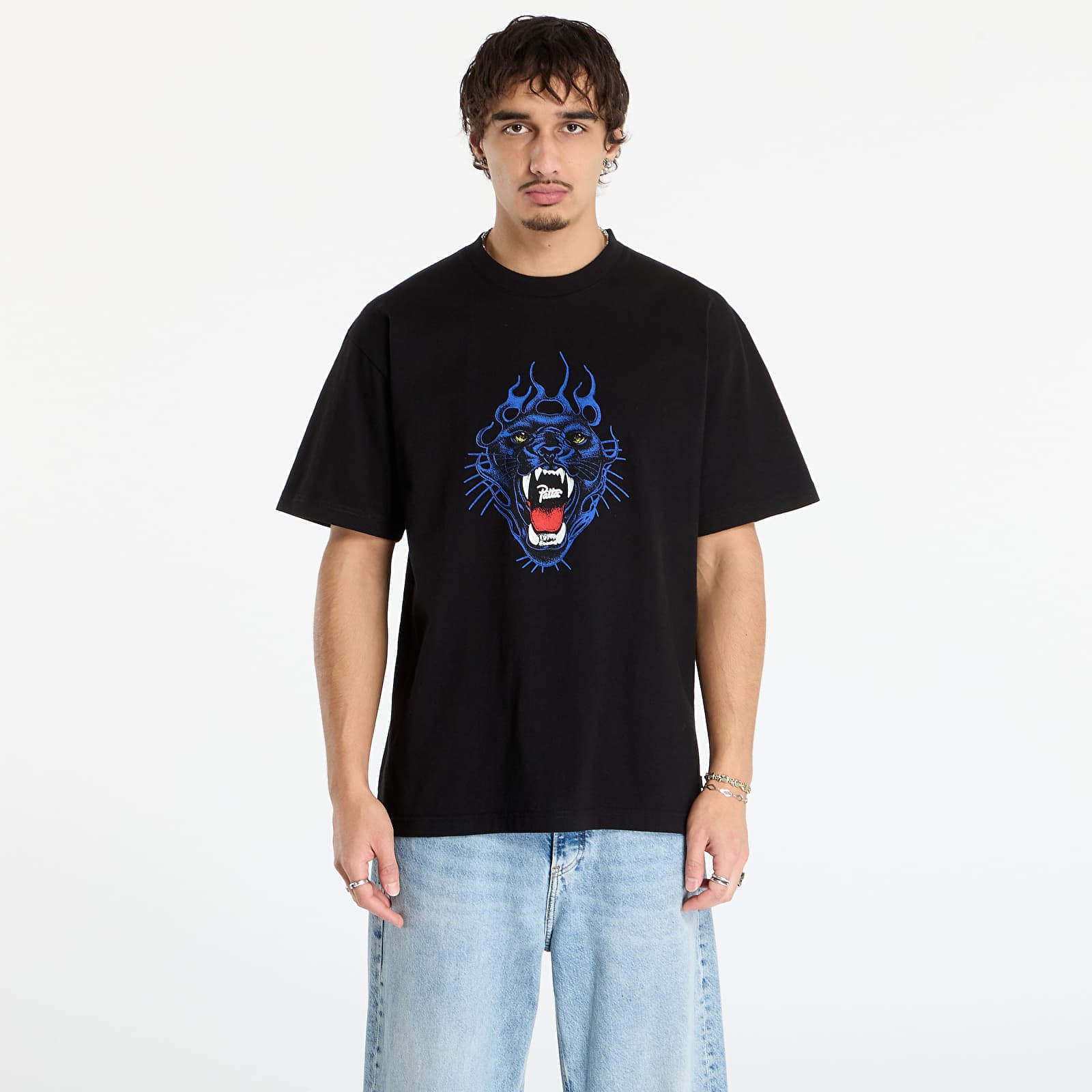 Tricou Patta Fire Panther T-Shirt UNISEX Black M