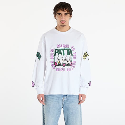 T-shirt Patta Own Your Own Mind Long Sleeve T-Shirt UNISEX White