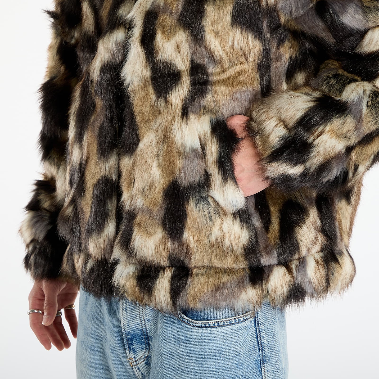 Casacos Patta Faux Fur Patchwork Jacket UNISEX Multi
