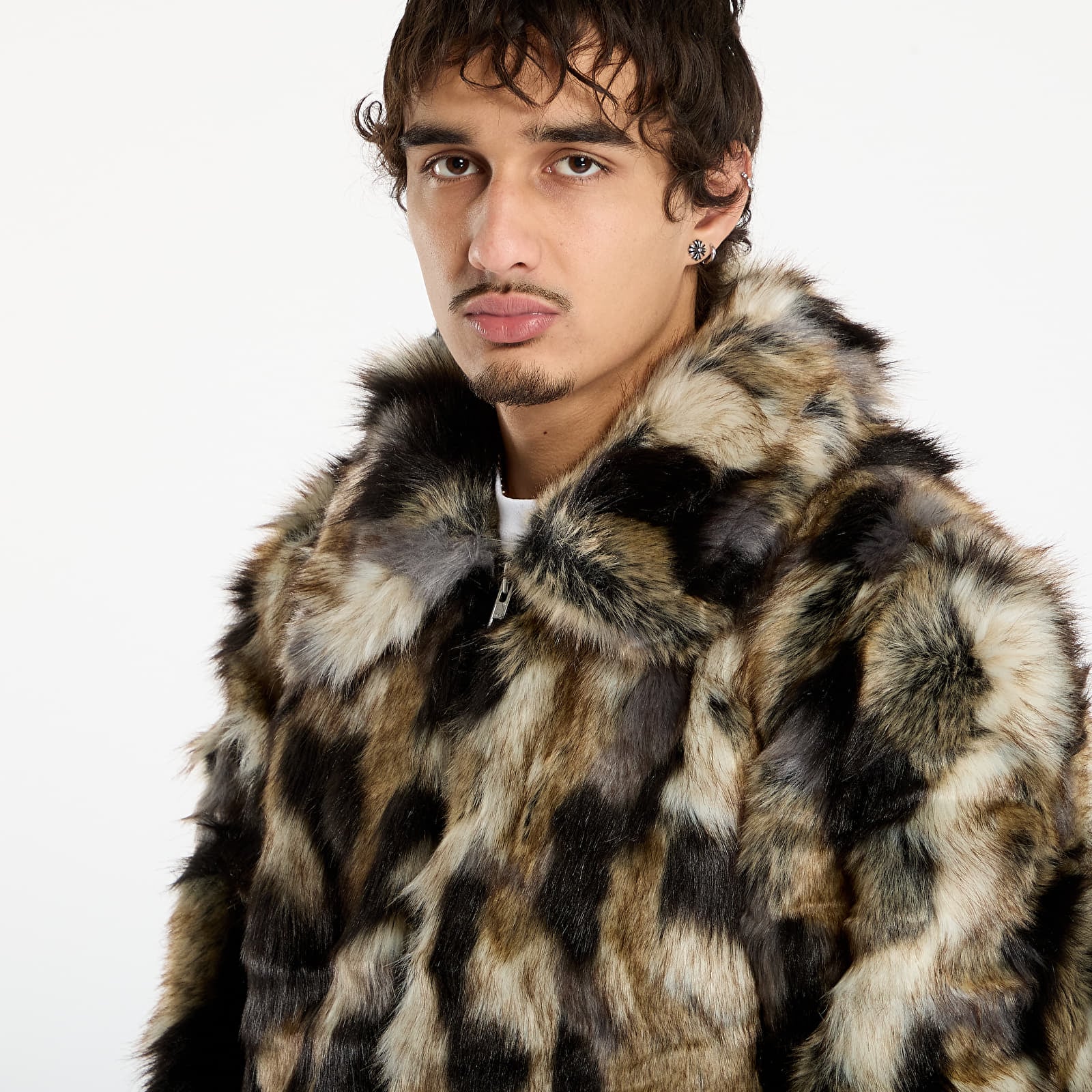 Casacos Patta Faux Fur Patchwork Jacket UNISEX Multi