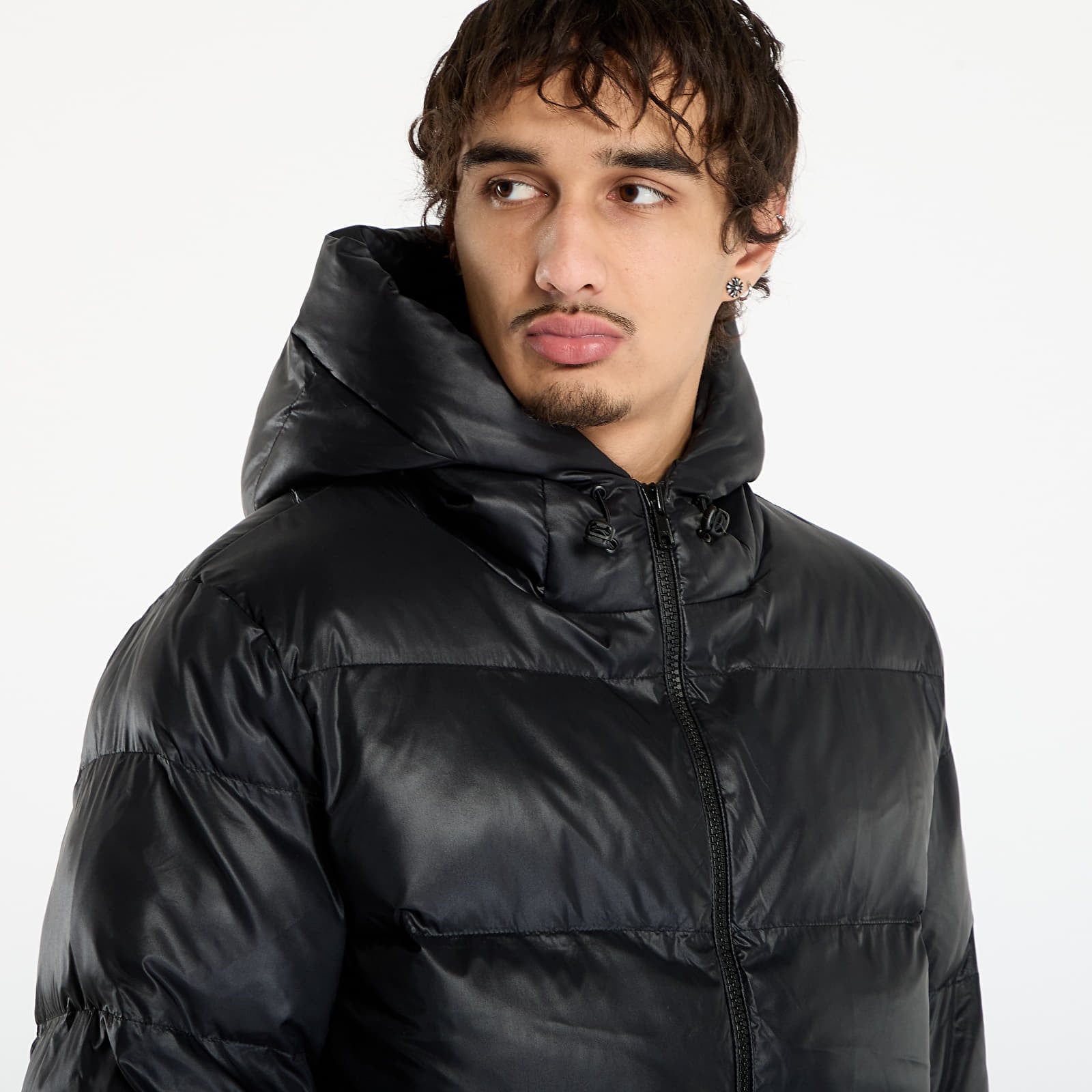 Jackets Patta Quilted Script Logo Puffer Jacket UNISEX Black