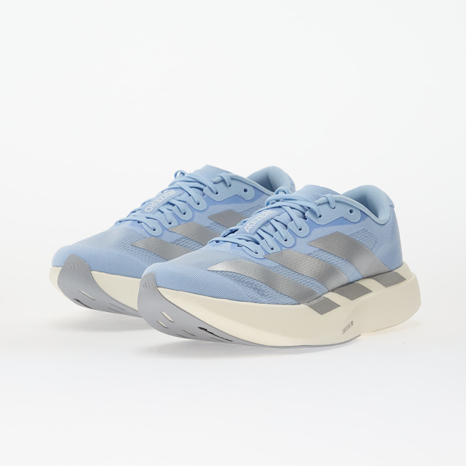 Damen Sneaker und Schuhe adidas Adizero Evo Sl W Glow Blue/ Silver Metallic/ Ftw White