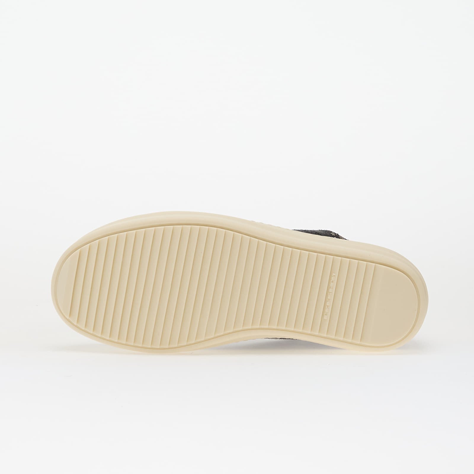 Men's shoes Rick Owens Denim Shoes - Low Sneaks Black Washed Foil/ Milk/ Milk