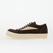 Rick Owens Woven Shoes - Vintage Sneaks Dark Dust/ Milk/ Milk