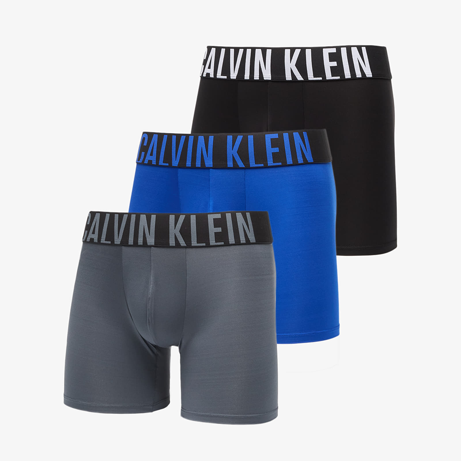 Calvin Klein Boxer Brief 3-Pack Intense Power Microfiber StretchBlue S