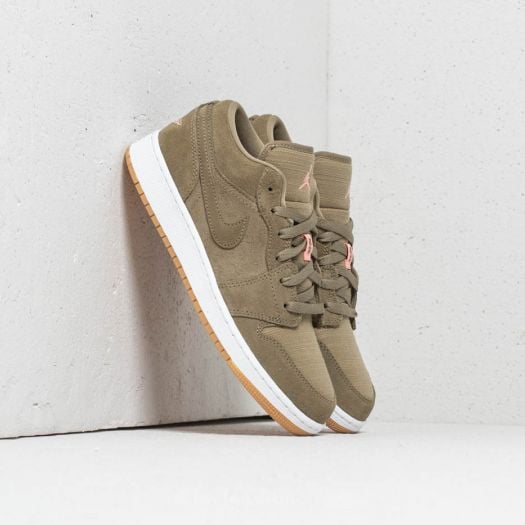 Women s shoes Air Jordan 1 Low GG Trooper Bleached Coral White