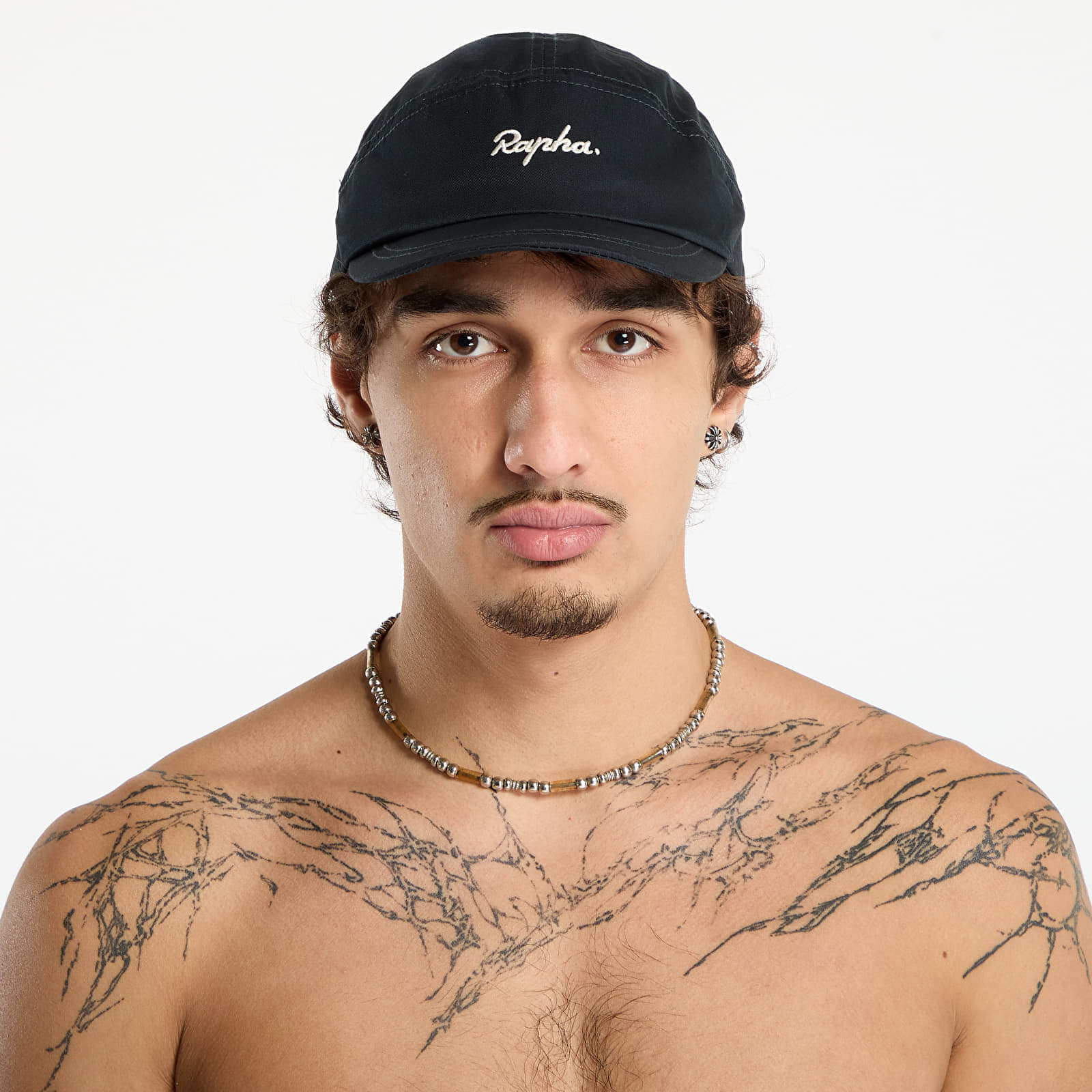 Capac Rapha Logo Cap Black/ White Universal