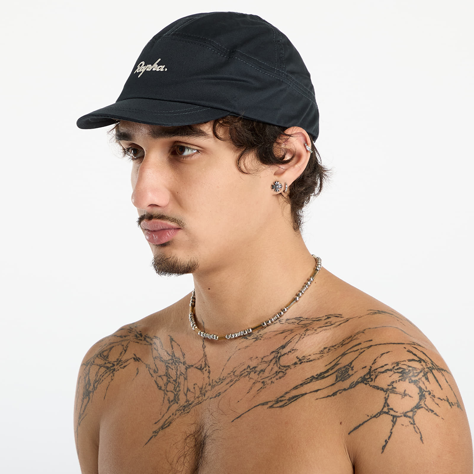 Men's caps Rapha Logo Cap Black/ White