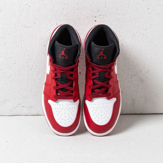 Zapatillas mujer Air Jordan 1 Mid BG Gym Red/ White-Black | Footshop
