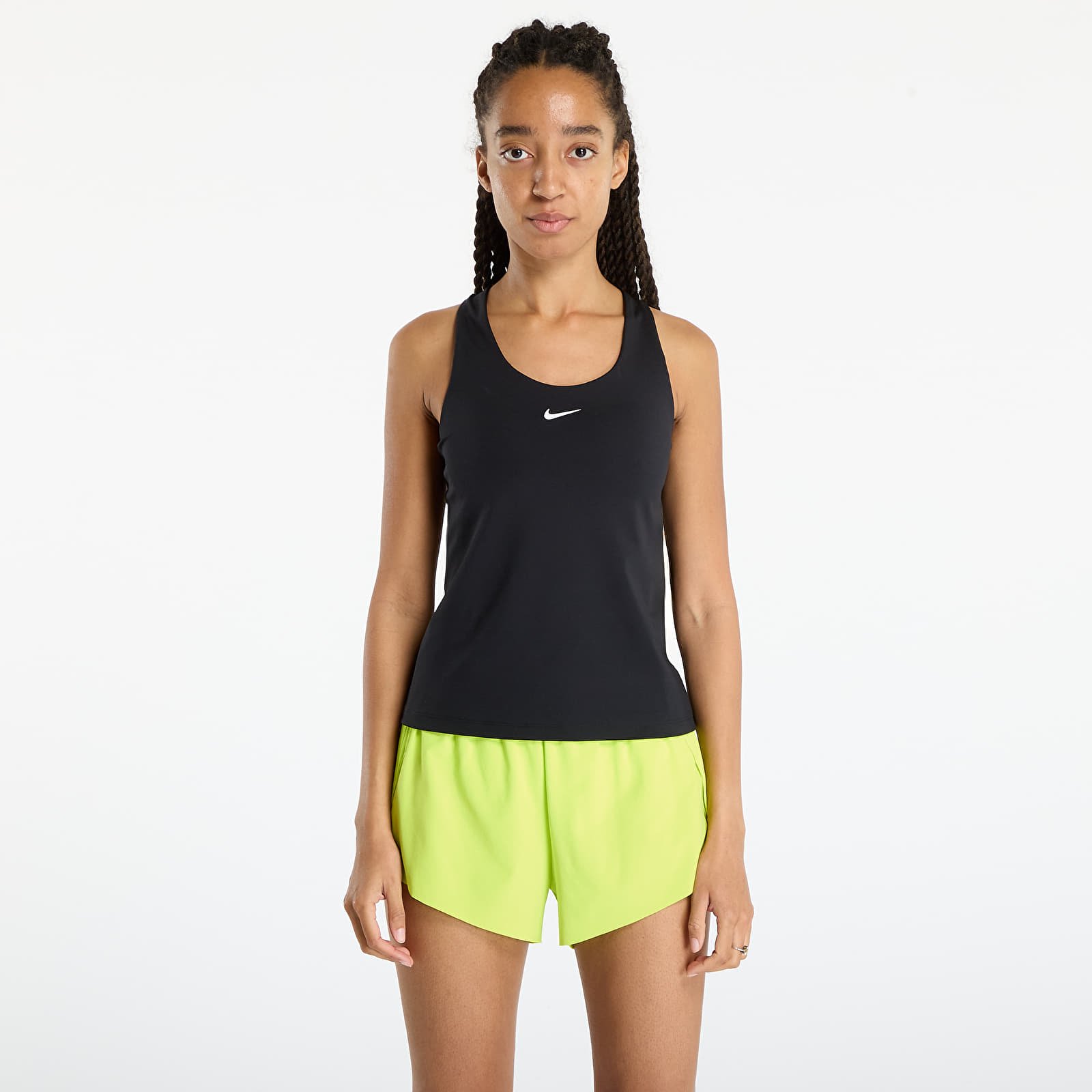 Vests Nike Swoosh Women's Medium-Support Padded Sports Bra Tank Black/ Black/ White