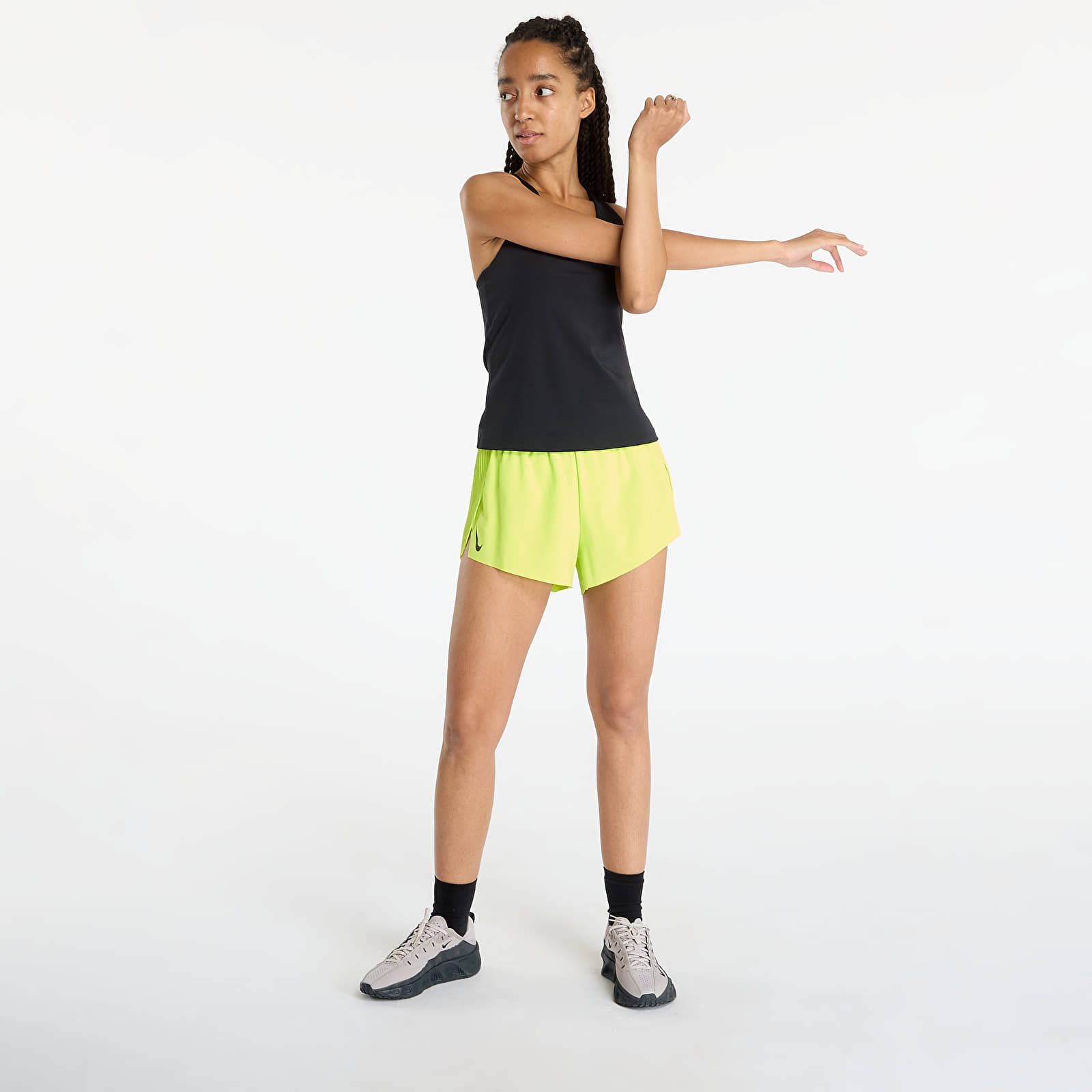 Vests Nike Swoosh Women's Medium-Support Padded Sports Bra Tank Black/ Black/ White