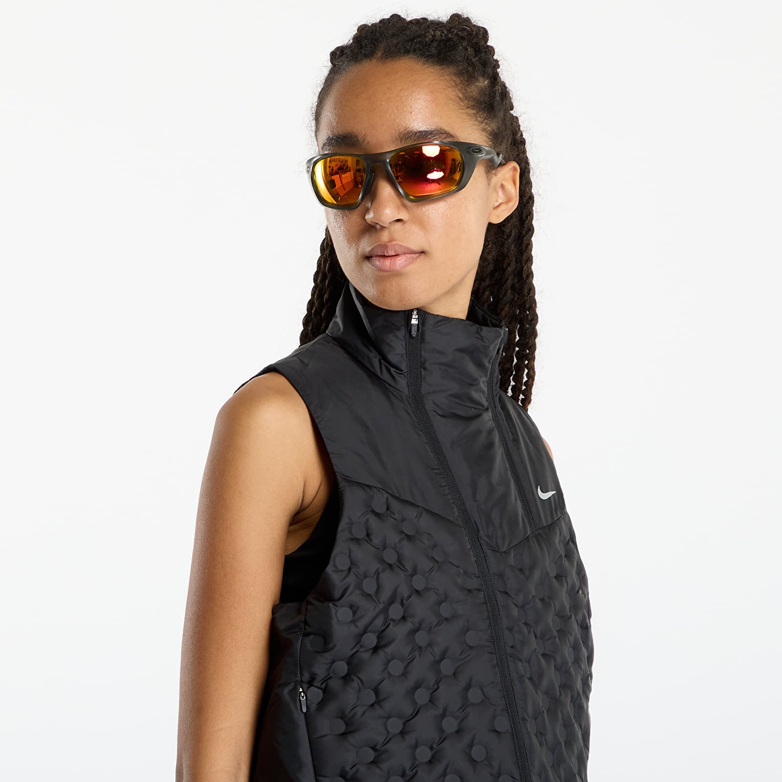 Dámske vesty Nike Therma-FIT ADV Repel AeroLoft Women's Running Vest Black