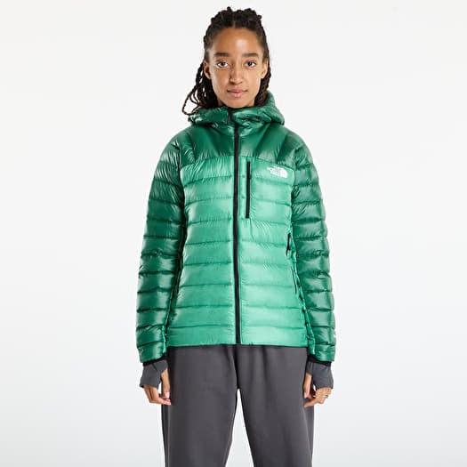 The North Face Summit Breithorn Hooded Down Jacket Nebula Green/ Evergreen