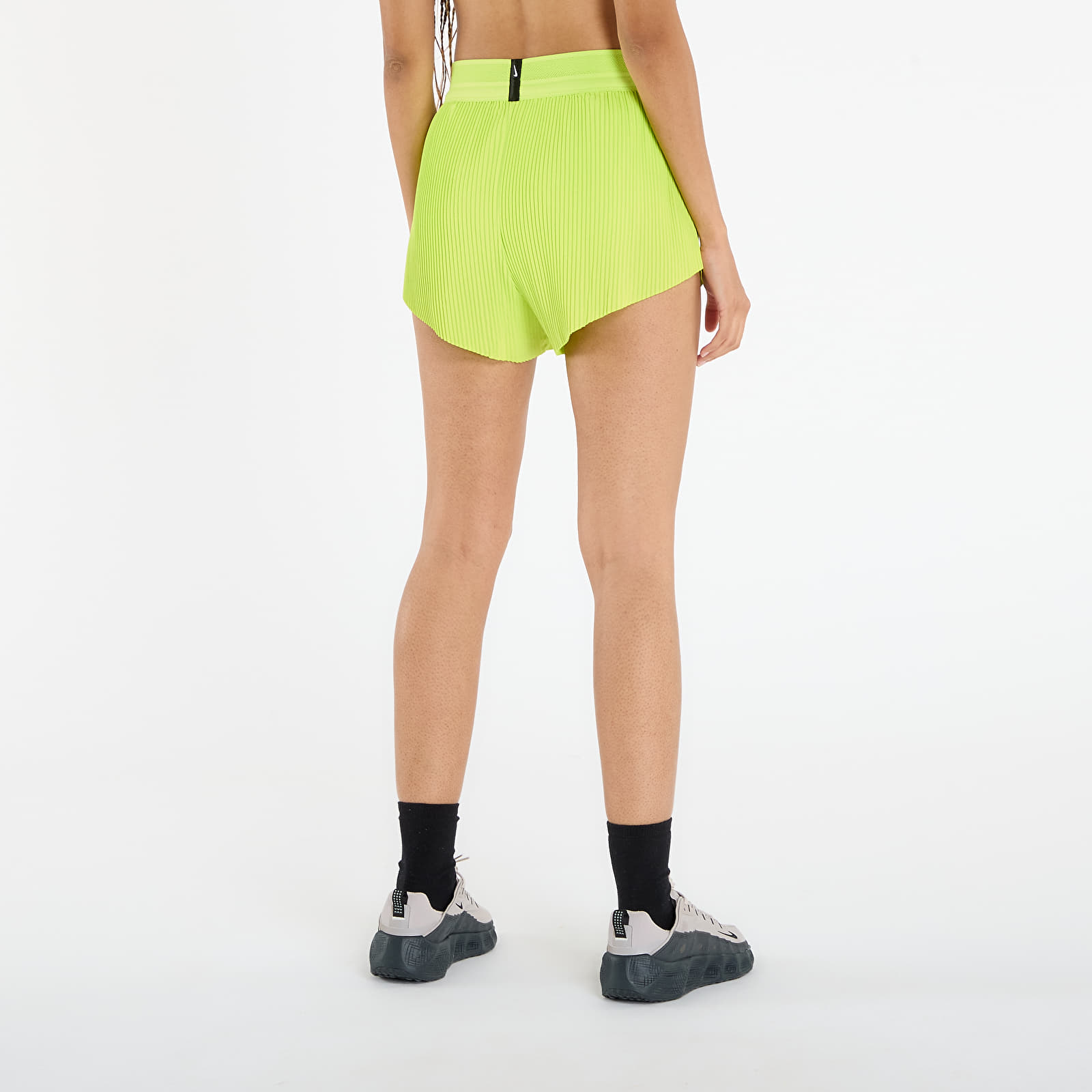 Kurzhosen Nike AeroSwift Women's Dri-FIT ADV Mid-Rise 3" Brief-Lined Running Shorts Cyber/ Black
