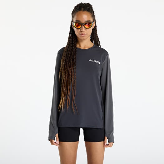 adidas Multi Synthetic Base Layer Long Sleeve Carbon