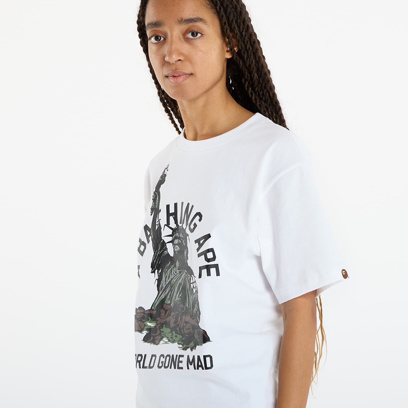 Trička A BATHING APE Statue Of Liberty Tee UNISEX White