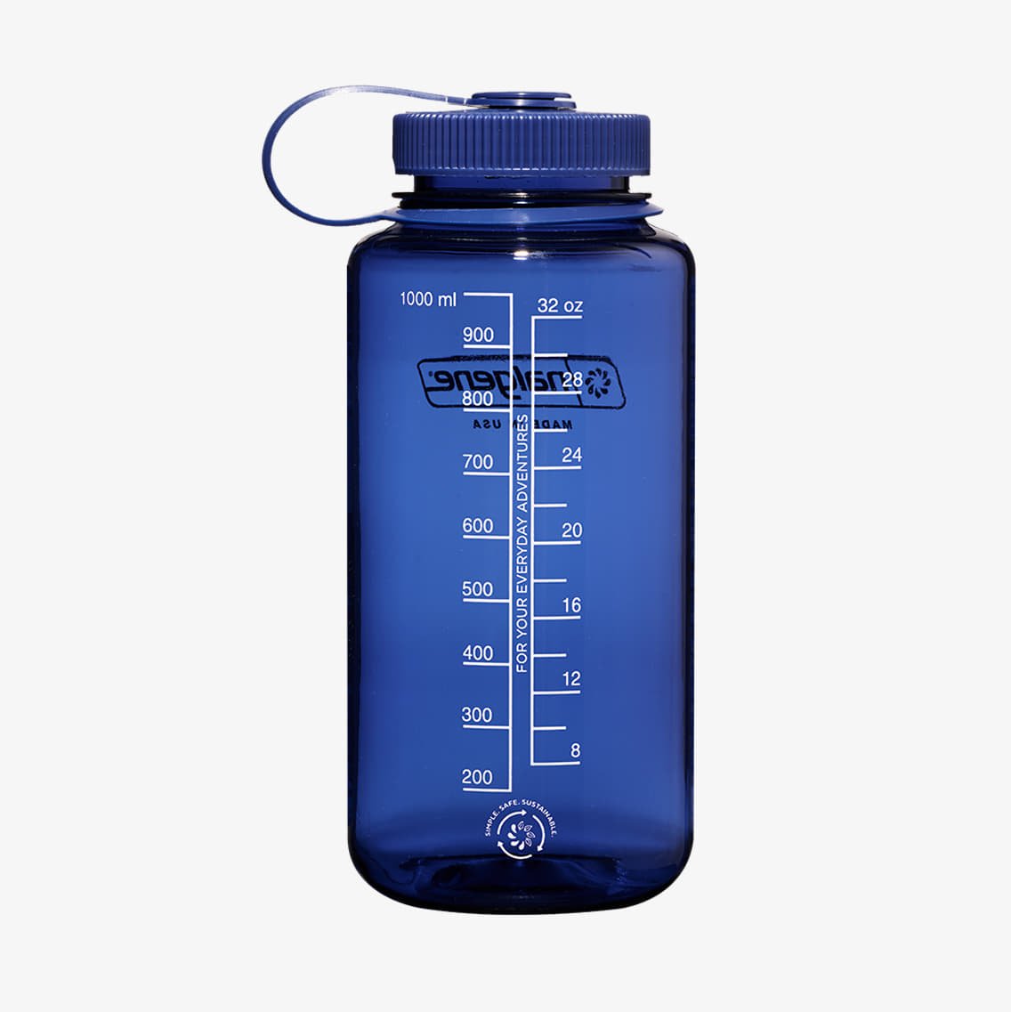 Botellas para beber Nalgene 1000ml Wide Mouth Sustain Denim