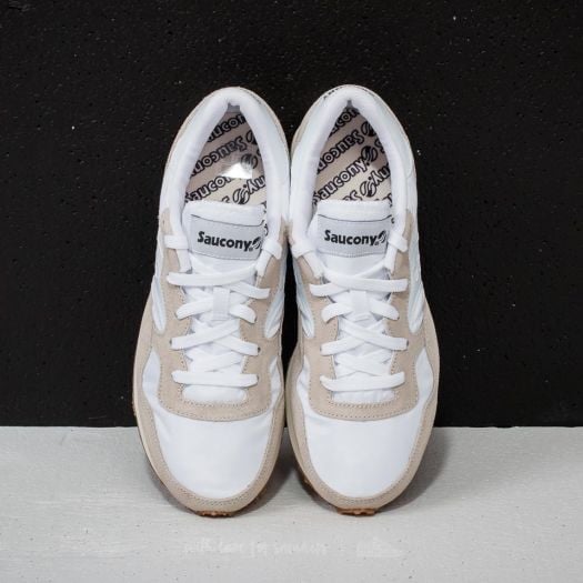 Herren Sneaker und Schuhe Saucony DXN Trainer Vintage White Gum Footshop