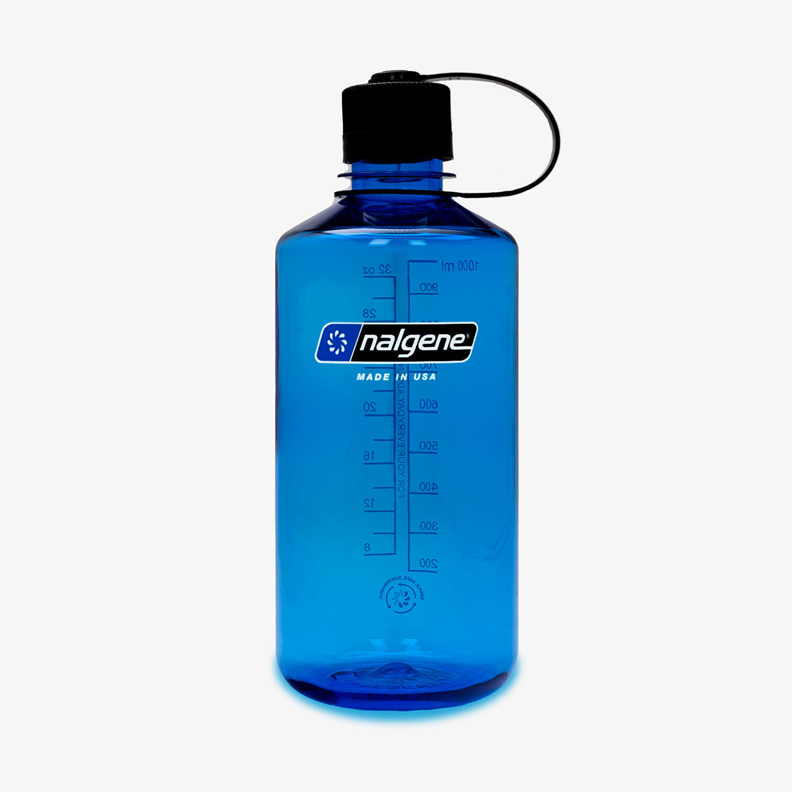 Sticlă Nalgene 1000ml Narrow Mouth Sustain Slate Universal