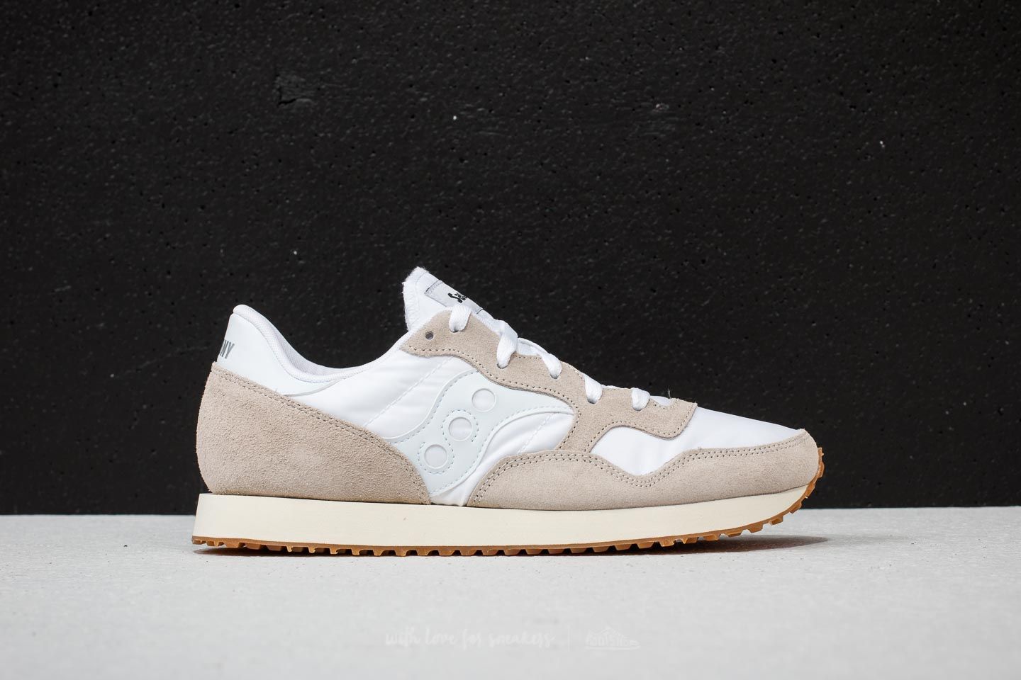 Men s shoes Saucony DXN Trainer Vintage White Gum Footshop
