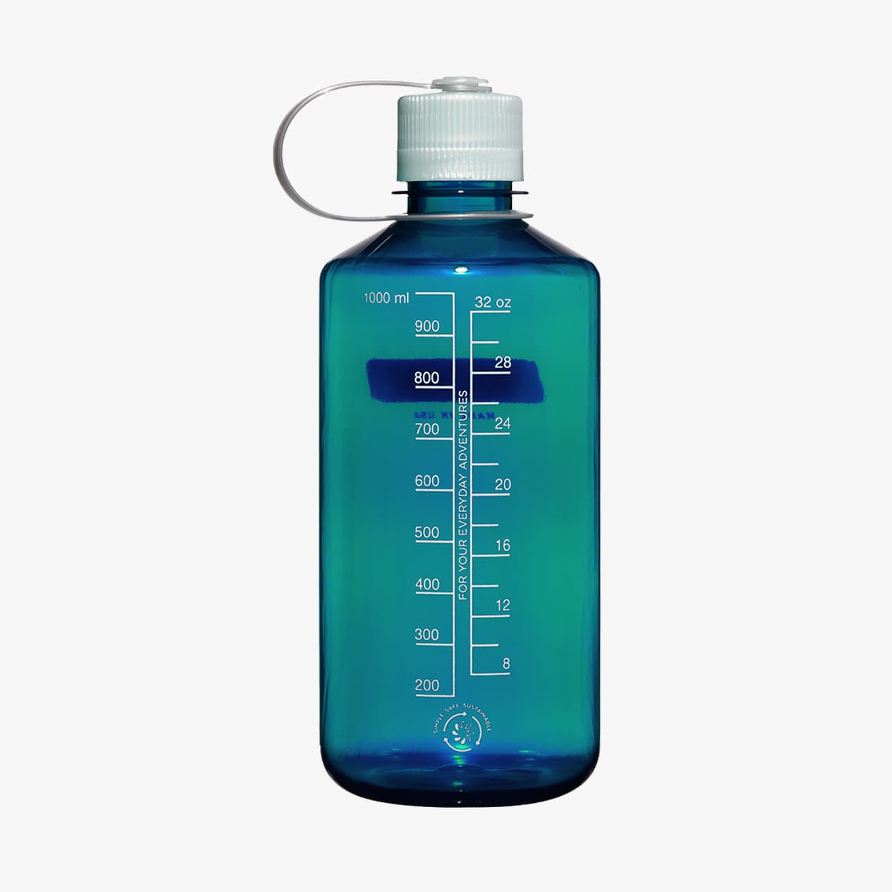 Botellas para beber Nalgene Narrow Mouth 1000 ml Trout Green