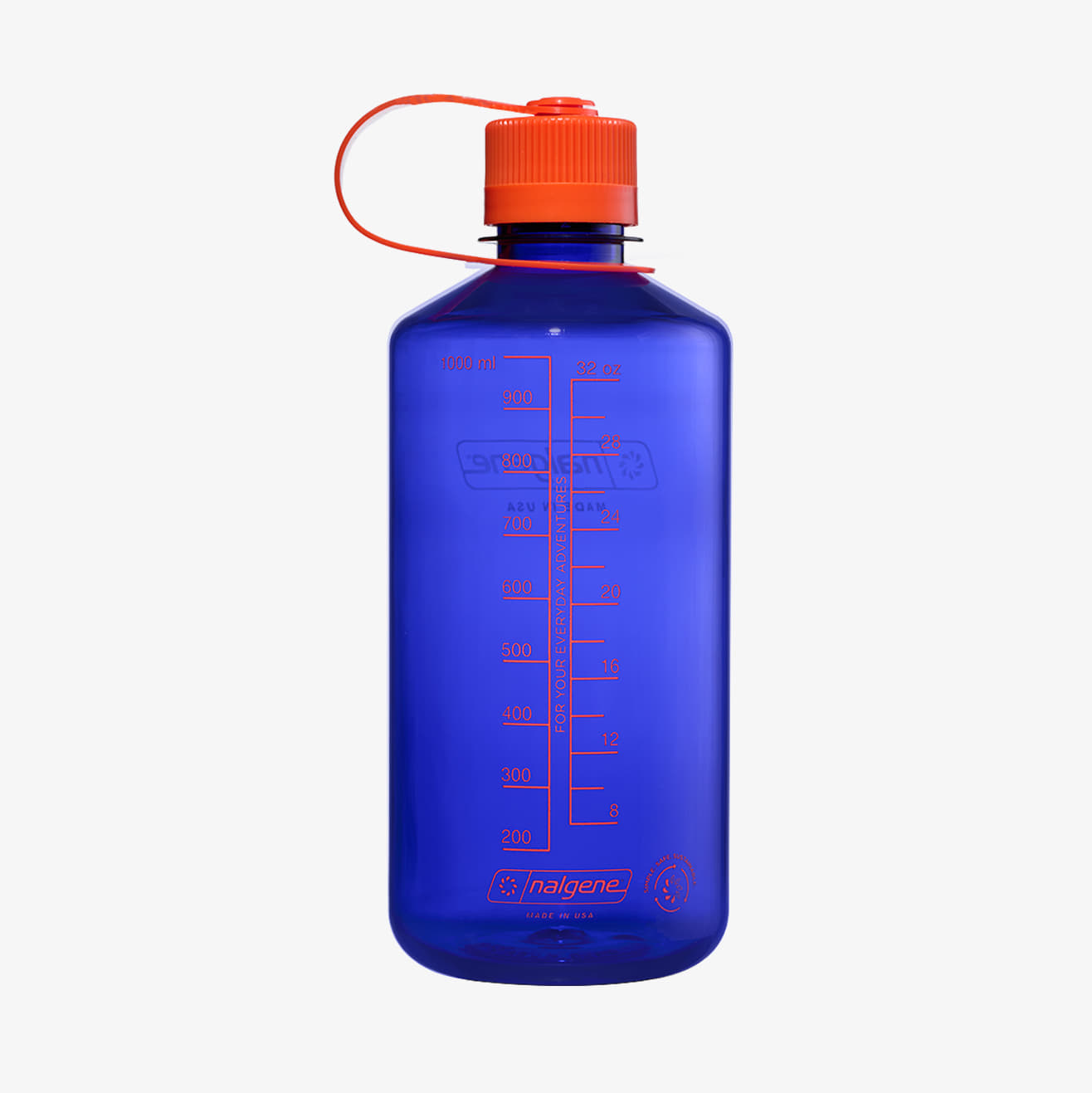 Láhve na pití Nalgene 1000ml Narrow Mouth Sustain Periwinkle