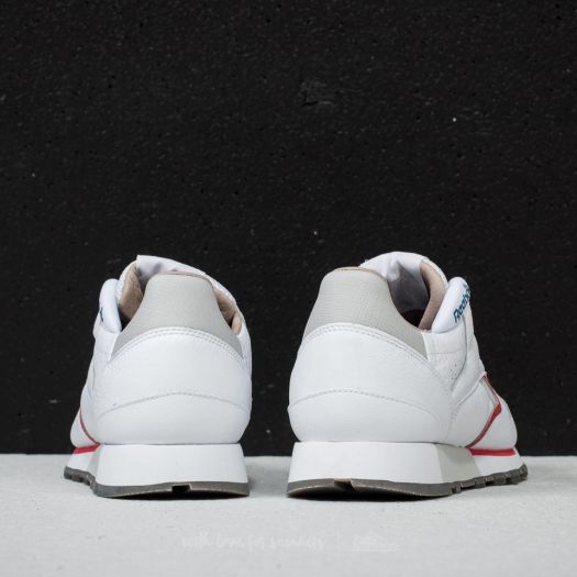 Men s shoes Reebok Classic Leather Urge White Cool Grey Red Blue Footshop